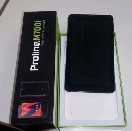**** NEW PROLINE DUEL SIM 3G TABLET,  IN BOX*****DOES NOT TURN ON***