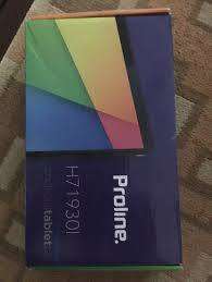 ****NEW PROLINE DUEL SIM 3G TABLET, COVER ,SCREEN PROTECTOR**NOT BOOTING***