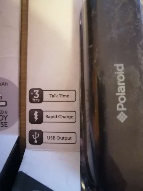 ***LATE ENTRY**LOT OF 5 X POLAROID 2200MaH LITHIUM BATTERY POWER PACK***3HRS TALK TIME, RAPID CHARGE