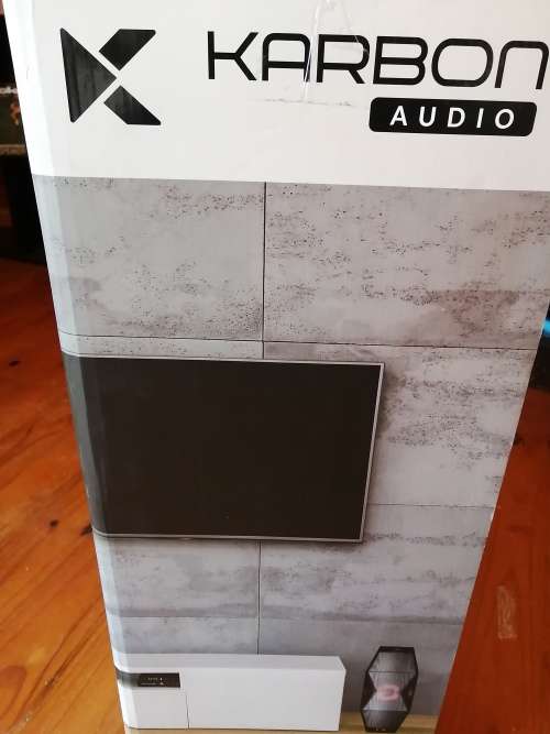 ***LARGE, OVER 1M TALL**BRAND NEW KARBON AUDIO,  BLUETOOTH SPEAKER, COLOUR LIGHTS, REMOTE****