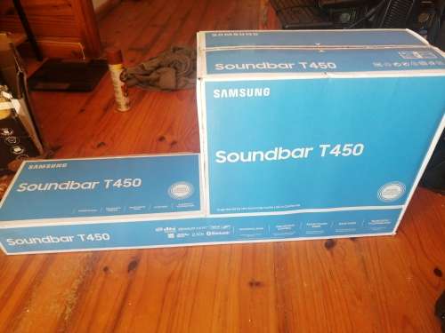 ***PERFECT CHRISTMAS GIFT** BRAND NEW SAMSUN T450 WIRELESS SOUND BAR, TOP QUALITY SOUND***