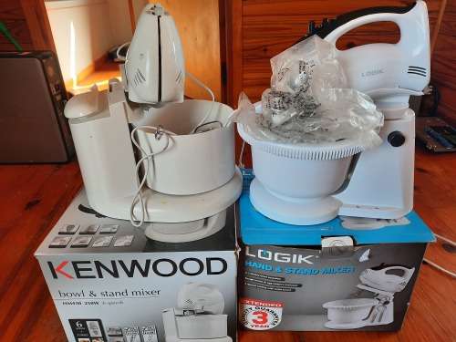 **LATE ENTRY****KENWOOD AND LOGIK HAND AND STAND MIXERS FOR SPARES OR REPAIRS********