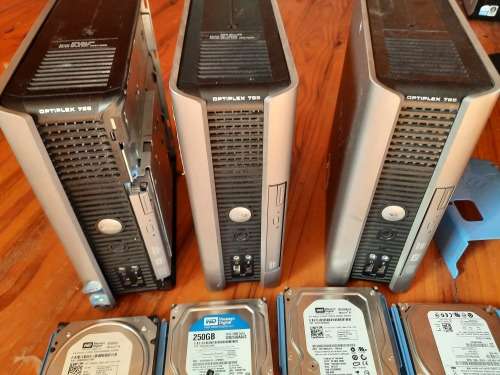 **LATE ENTRY*****LOT OF DELL 755 PCS BOXES, HARD DRIVES, RAM , FANS ETC********ONE BID FOR ALL***