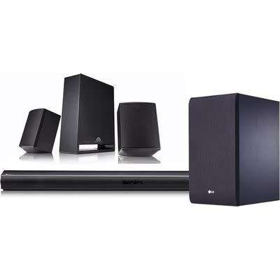 **TOP QUALITY**NEW LG SJ4R SOUND BAR, WIRELESS SURROUND SPEAKERS AND WIRELESS SUB**R6999***