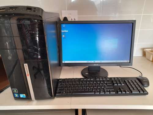 ***COMPLETE DESKTOP PC**PACKARD BELL BOX**FREE ACER SCREEN, KEYBOARD AND MOUSE***