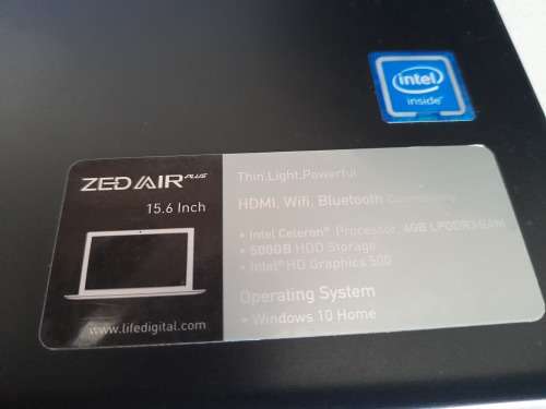 **FREE FREIGHT FRIDAY*ROSE GOLD  ZEDAIR ILIFE PLUS 4GB RAM, 500GB HDD, WIFI, BLUETOOTH INCL NEW BAG*