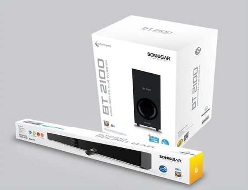 **SNAP FRI AUCTION***BRAND NEW SONICGEAR 2100 BLUETOOTH SOUND BAR AND SUB***