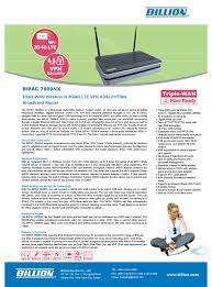 *SPRING SPECIAL**BRAND NEW BILLION BIPAC 7800X- 3G/4G LTE ADSL2 MODEM ROUTER**R2000 RETAIL**