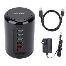 **NEW STOCK**Orico 4 x USB 3.0 and 2 x Charging Ports Ultra Mini HUB - Black**R1000 RETAIL**