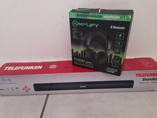*NEW STOCK**COMBO DEAL**BRAND NEW TELEFUNKEN SOUND BAR AND FREE BLUETOOTH HEADSET*