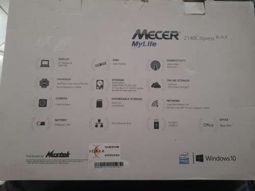 *SPRING SPECIAL****BRAND NEW  MECER MYLIFE Z140C XPRESS LAPTOP IN BOX WITH CHARGER**R5500 IN STORE**