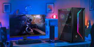 **MONTH END DEAL*****GAMING  MSI MAG Vampiric 100R ATX ARGB Gaming Chassis with fans***in box