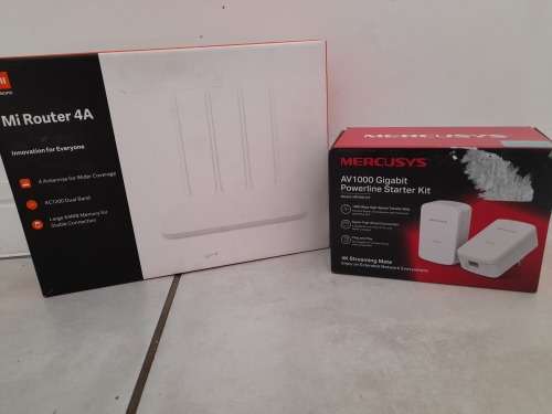 **MONTH END DEAL**COMBO DEAL**XIAOMI 1200MBPS ROUTER and MERCUSYS AV1000 GIGABIT STARTER KIT**