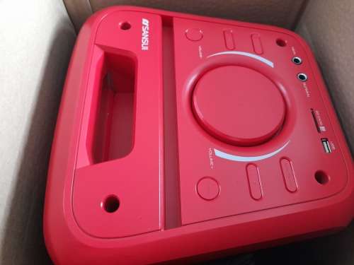 **BRAND NEW Sansui CYRUS Platinum Series 8` Party Speaker -RED DB60W**ABSOLUTLY AMAZING SOUND**R1999