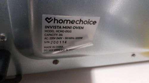 *SPRING SPECIAL*** HOMECHOICE 26L MINI OVEN AND 2 PLATE TOP**R1600 IN STORE**