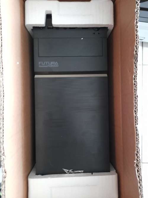 **SPRING SPECIAL**Alcatroz Futura Black N3000 ATX Case with Magnum Pro 225 PSU (Black)**