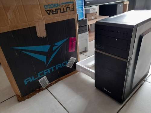 **SPRING SPECIAL**Alcatroz Futura Black N3000 ATX Case with Magnum Pro 225 PSU (Black)**