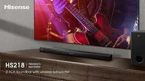 *SPRING SPECIAL***DEMO HI-SENSE HS218 BLUETOOTH SOUND BAR WITH WIRELESS SUB**R3500*