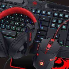 **SPRING SPECIAL*NEW RED DRAGON GAMING ESSENTIAL S101-BA-1 , FOUR IN ONE COMBO SET****