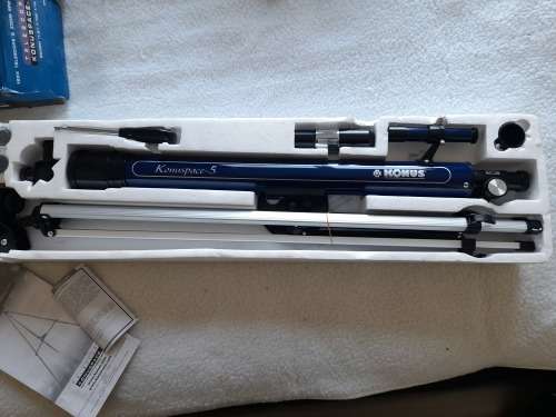 *CRAZY SPECIAL***New Konus Konuspace-5 50Mm F/14 Refractor Telescope** IN BOX WITH ALL ACCESSORIES