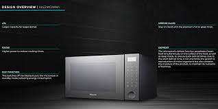**MONTH END DEAL****BRAND NEW BLACK/MIRROR  HISENSE 43L MICROWAVE IN BOX**R3000 IN STORE*****