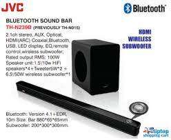 *MONTH END DEAL**BRAND NEW JVC BLUETOOTH SOUNDBAR WITH WIRELESS SUB**EXCELLENT SOUND*R2400 RETAIL*