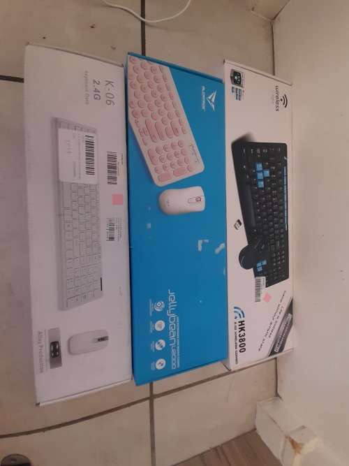 *LATE ENTRY**LOT OF 3 BRAND NEW AWESOME WIRED/WIRELESS KEYBOARDS AND MOUSE**ONE BID FOR ALL**