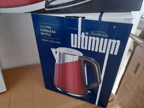 *PRE SUMMER DEAL*BULK LOT OF NEW HOUSE APPLIANCES*KETTLE,IRON, FAN, HEATER, NEW IN BOX*1 BID FOR ALL