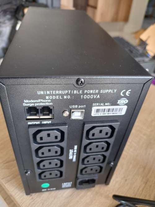 **CRAZY SPECIAL***BRAND NEW FIVESTAR 1000VA UPS IN BOX WITH CABLES*****R1300