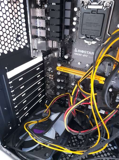 *MONTH END DEAL*NEW HALF BUILT GAMING PC*ARMAGGEDDON CHASIS,PSU,WITH LEDS,BIOSTAR MOTHERBOARD,128SSD