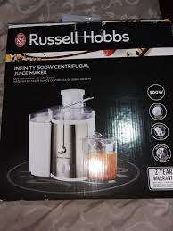 *CRAZY SPECIAL**DEMO RUSSELL HOBBS INFINITY JUICE MAKER IN BOX WITH ATTACHMENTS**