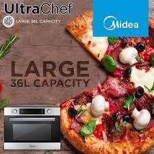 *CHECK THIS**BRAND NEW MIDEA 36L ULTRA CHEF CONVECTION, MICROWAVE,OVEN,BAKE,ROAST,GRILL*R4999*