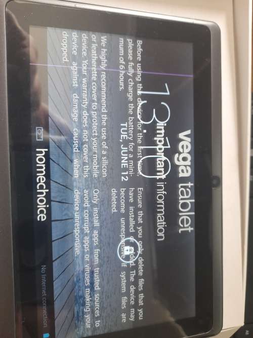 *WOW**VALANTINES DEAL*BUY ONE GET ONE FREE**HOMECHOICE VEGA 7INCH TABLET IN BOX*R99 FREIGHT**