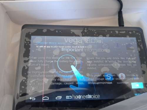 *ONCE OFF DEAL*LAST OF THE LOT*2 X HOMECHOICE VEGA 7` TABLETS IN BOX*WORKING*NO CHARGERS