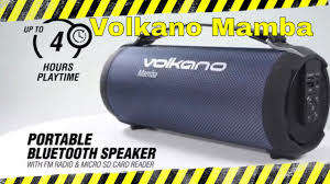 *FRESH NEW DEALS*BRAND NEW VOLKANO MAMBA BLUETOOTH SPEAKER IN BOX**BLUE****