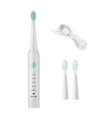 **BRAND NEW DALING DL-6011 ELECTRIC TOOTH BRUSH WITH 3 HEADS, CHARGER IN BOX**PINK