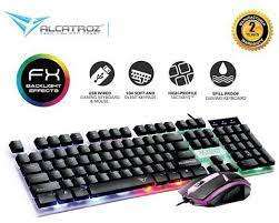 **COMBO DEAL**BRAND NEW ALCATROZ BACK LIT GAMING KEYBOARD/MOUSE + VOLKANO BT HEADSET**