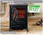 *MONTH END MADNESS*LKE NEW HOMECHOICE ELECTRIC FIREPLACE HEATER,1850W(BLACK)*R2800 IN STORE**