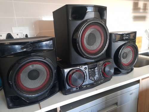 ****DEMO LG EXTREME POWER PARTY SYSTEM CJ45*AMAZMING SOUND*R5000 RETAIL*