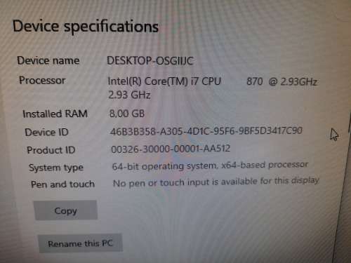 *MOSTER MACHINE*I7 GIGABYTE AMAZING PC, 1TB HDD, 8GB RAM,GRAFIX CARD, W10, FREE SPEAKERS**