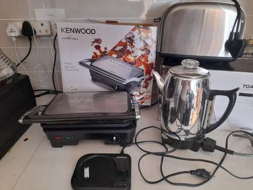 *KITCHEN COMBO DEAL**TOASTER,KENWOOD GRILL,COFFE MACHINE,CUP WARMER*AS PER AD*