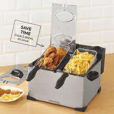 **ONLY NE AVALIABLE** HOMECHOICE MOMENTO 8L DOUBLE DEEP FRYER*R2000 RETAIL**