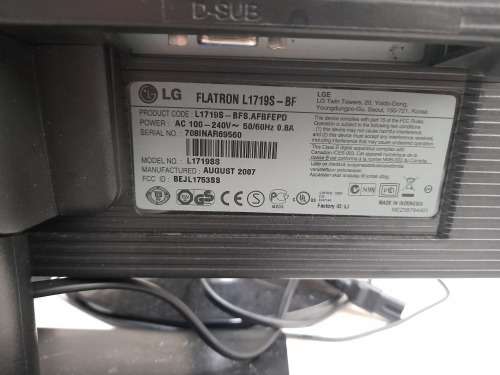 *BULK LIQUIDATION 4 X PC SCREENS, LG, SAMSUNG, PHILLIPS ETC, WITH POWER CORDS*ONE BID FOR ALL 4**