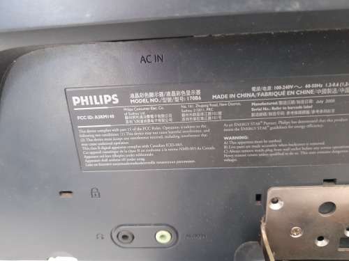 *BULK LIQUIDATION 4 X PC SCREENS, LG, SAMSUNG, PHILLIPS ETC, WITH POWER CORDS*ONE BID FOR ALL 4**