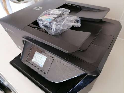 *WAREHOUSE CLEARANCE*HP OFFICEJET PRO 6970 4 IN ONE WIFI PRINTER*COMES ON*INK EMPTY**