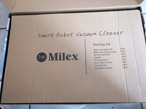 *WOW*LIKE NEW MILEX INTELLIVAC ROBOT 3IN1 VAC,MOP,SWEEP, WITH REMOTE/ATTACHMENTS IN BOX*R5000 RETAIL