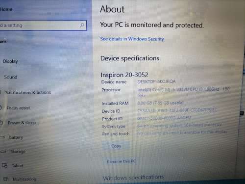 *PAY DAY DEALS*GOOD SPECS*I5 ASUS X550D,8GB RAM, 1TB HDD,W10,INTEL HD GRAPHICS 4000**