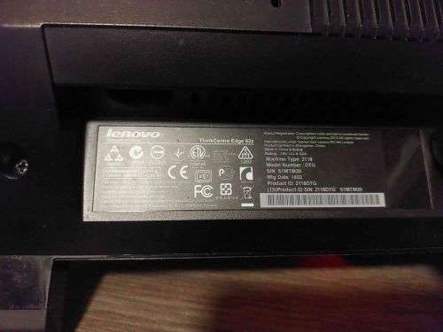 **i3 LENOVO THINKCENTRE EDGE 62Z ALL IN 1 DESKTOP PC WITH NEW WIRELESS KEYBOARD/MOUSE*R8000 RETAIL