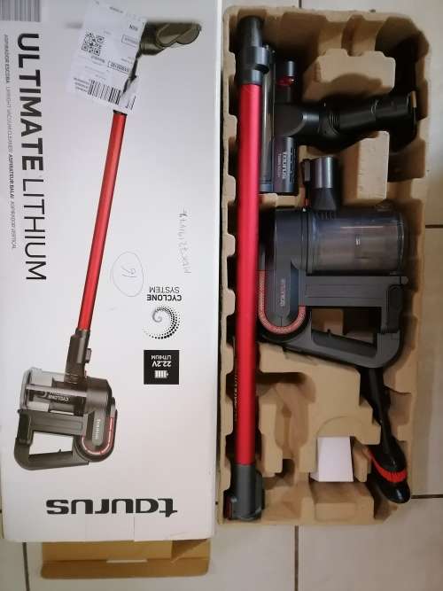 *CHRISTMAS IN JULY*DEMO TAURUS ASPIRADOR ESCOBA TURBO BRUSH CYCLONE SYSTEM IN BOX*R8000 RETAIL**