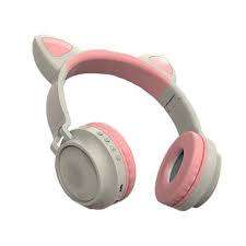 *AWESOME NEW STOCK*COMBO DEAL*BRAND NEW PINK BLUETOOTH CAT EAT HEADSET+5000MAH POWER BANK*